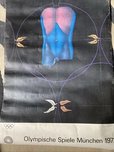 Olimpiadi 1972 Poster Originale RRR - Foto 1 di 5