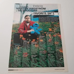 Marten Hagström (Meshuggah) articolo/taglio di 1 pagina - Foto 1 di 1