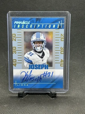 2024 Panini Encore Pinnacle Inscriptions Kerby Joseph Auto  GOLD /10 - Image 1 of 2
