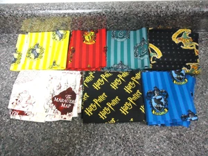 7 NEW other! Harry Potter - Hogwarts - Ravenclaw- Fat Quarter Fabrics! F/S! - Picture 1 of 8