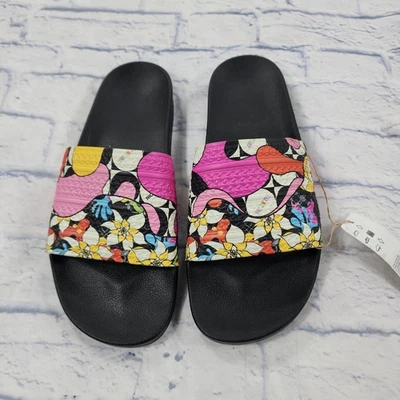  Adidas PARA HOMBRES TALLA 14 Adilette Pride RM Sandalias Florales Slides ID7513  Foto 1 de 4
