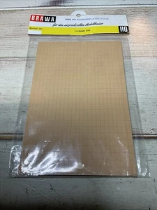 Brawa 2868 Plastic Sheets pkg(2) KLINKER TILE FLOOR, HO Gauge - Picture 1 of 2