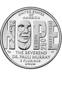 2024 D Rev Pauli Murray Am Women Series Uncirculated From US Mint roll. - Picture 1 of 1