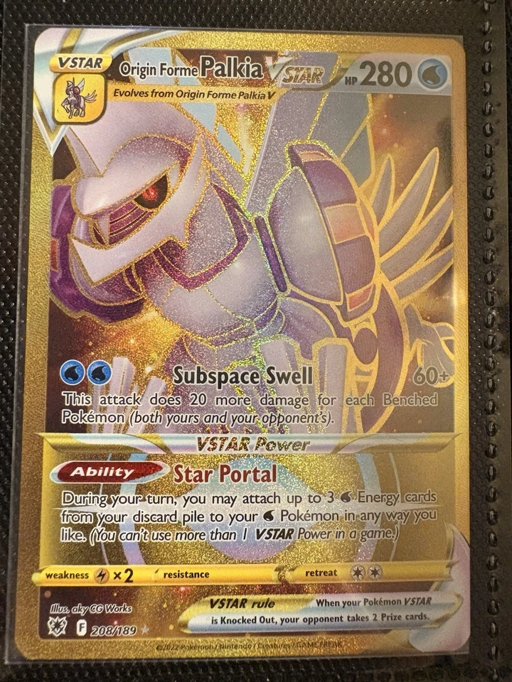 Origin Forme Palkia VSTAR (Secret) 208/189 Swsh10: Astral Radiance Holo - Image 1 of 1