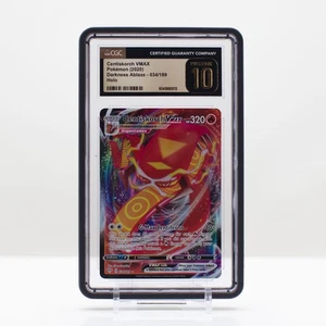 Pokemon Centiskorch VMAX holo #34 Darkness Ablaze 2020 - CGC 10 PRISTINE - Picture 1 of 2