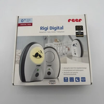 reer Rigi Digital Babyphone, 300 m Reichweite, mit Nachtlicht und Gegensprechfun - Bild 1 von 4