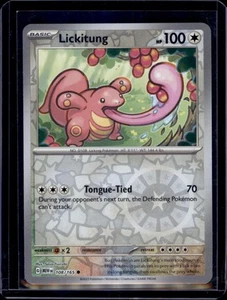 SV: Scarlet & Violet 151 #108/165 Lickitung Reverse Holo - Picture 1 of 2