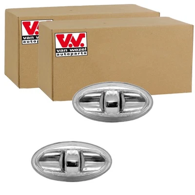 2X VAN WEZEL Indicatore Trasparente Frontale Lati Adatto A Citroën Berlingo C1 - Immagine 1 di 3