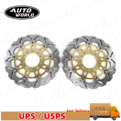 Rotor de disco de freio dianteiro para Kawasaki Z1000 ABS 2007 2008 2009 2010 2011 2012 2013 - Imagem 1 de 4