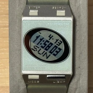 Casio FS-00 Dual Time Film Watch Data Bank Digital Watch 2190 Slim Vintage FS00 - Picture 1 of 13