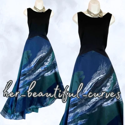 VESTIDO COSTA BRILLANTE ART DECO PATRÓN NOCHE BODA FIESTA TALLA 18 Foto 1 de 4