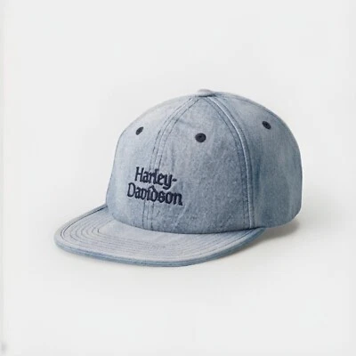 Harley-Davidson Unisex Denim Low Profile Snapback Cap - Denim Blue NEW - Image 1 of 3