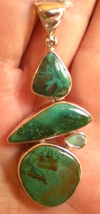 Colgante gema de sílice y apatita - Starborn - plata de ley j2955 - Imagen 1 de 6