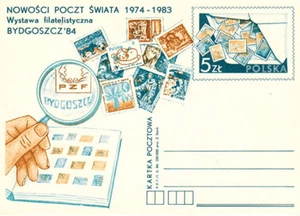 1983 Polish postcard related to Philatelic Collections BYDGOSZCZ 84 - Picture 1 of 1