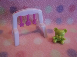 Barbie Dollhouse Baby Nursery Activity Gym Teddy Bear Infant Accessory Set New! - Picture 1 of 2