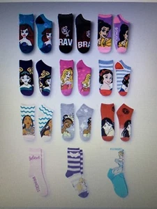 Girls' Disney Princess 12 Days Christmas 12pk Socks Size Small 5.5 - 8.5 NIB - Picture 1 of 5