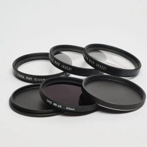 M43 close-up set with ND filter + metal caps, suitable for old Leica 50/1.4 - Picture 1 of 4
