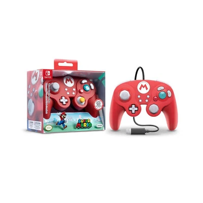 PDP OFFICIAL Wired Fight Pad Pro Controller *MARIO M EDITION* (Nintendo Switch) - Image 1 of 4