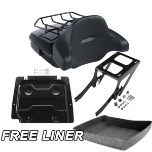 Chopped Trunk Rack Plate Fit For Harley Softail Deluxe FLHC 2018-Up 19 - Picture 1 of 12
