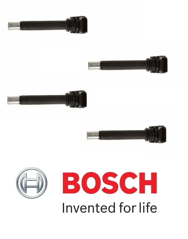 For Audi A3 Volkswagen Eos CC Set of 4 Ignition Coils 07K905715F - Image 1 of 1