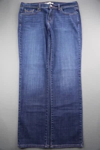 Levi's 505 Damenjeans gerades Bein mittlerer Bund mittlere Waschung Größe 12M (33 x 30) - Bild 1 von 8