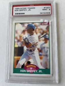 1989 Score Traded Ken Griffey JR. #110T Mint PSA 9 - Bild 1 von 2