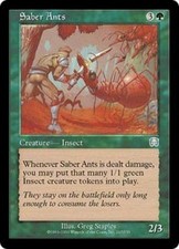 X4 Saber Ants Mercadian Masques Played MTG Magic DNA GAMES