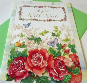 Get Well Greetings Card....Multicoloured......A Get Well Wish - Picture 1 of 3