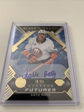 2022-23 UD BLACK DIAMOND FUTURES ROOKIE AUTO ISLANDERS - AATU RATY 18/65
