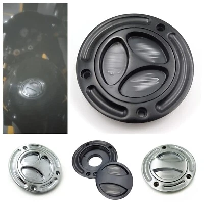 Keyless Gas Cap for Suzuki GSXR600 GSXR750 2004-2021 Fuel Twist Off Tank Cover - Image 1 of 4