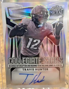 Travis Hunter - 2024 Leaf Collegiate Stars Auto Autograph ️‍🔥 /188 ️‍🔥 - Bild 1 von 2