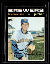 1971 Topps #372 Lew Krausse Milwaukee Brewers EX-MT Baseball Card *A20