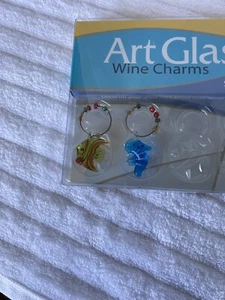 LSArts Wine Country Wine Charms Sea Life Set de 6 - Imagen 1 de 5