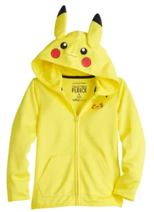 LICENSED Pokémon Pikachu Jumping Beans®  S-6 Hoodie Yellow, MRSP$34.99 FUN!! - Picture 1 of 12