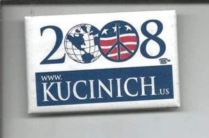 POLITIK PIN (2008) "KUCINICH 2008 www.Kucinish.us" (NH Primary) Q - Bild 1 von 1