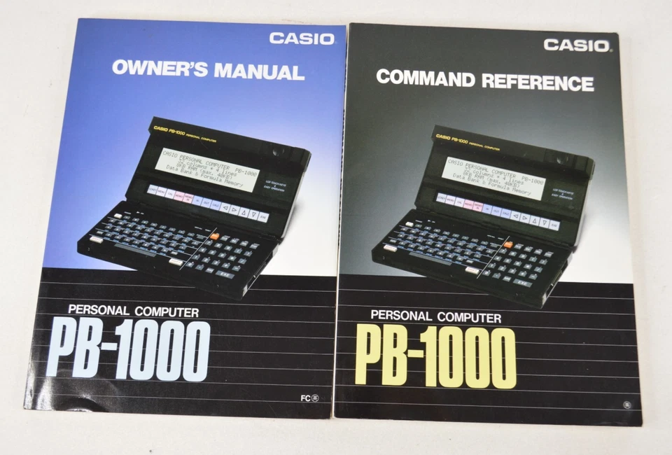 Casio PB-1000 Personal Computer Owner's Manual & Command Reference Books - Image 1 of 4