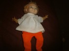 1967 Ideal Japan TT-9-H108 Thumbelina Doll Pull String works head moves 9'