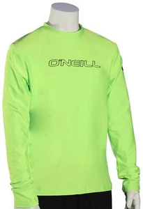 O'Neill Kid's Basic Skins LS Surf Shirt - Lime - New - Picture 1 of 1