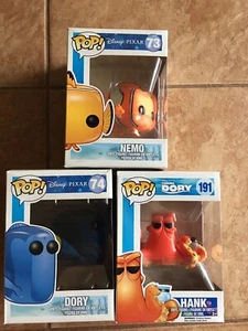 Funko Pop! Disney Finding Nemo/Dory Bundle - Picture 1 of 6