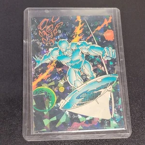 1992 Marvel Comic Images The Silver Surfer All Prism Promo Card ~Vintage - Picture 1 of 4