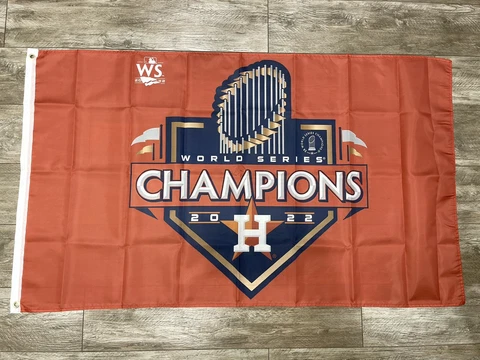Houston Astros 2022 WORLD SERIES CHAMPIONS  Banner New 3x5FT MLB WS H-TOWN Cover