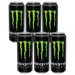 Monster Energy Drink Bevanda Rinfrescante Con Caffeina 500Ml 6 Pezzi - Foto 1 di 1