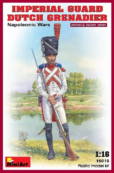 Imperial Dutch Granarier Napoleonic Wars 1:16 Figure Plastic Model Kit MA16018 - Immagine 1 di 1