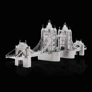 LARGE Tower Bridge London 3D Miniature Self Assembly Metal Model DIY Kit ENGLAND - Picture 1 of 5