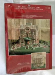 Vtg Hallmark Christmas Advent Calendar Hall Bros Dept. Store  - Picture 1 of 13