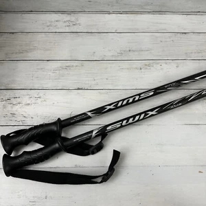 SWIX Techlite Ski Walking Poles Sticks (AL087 US) 110 cm Black - Picture 1 of 8