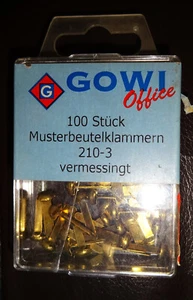 100 Musterbeutelklammern Neu!!! - Bild 1 von 1