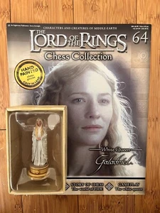 LORD OF THE RINGS CHESS COLLECTION ISSUE 64 GALADRIEL EAGLEMOSS FIGURE & MAG - Picture 1 of 3