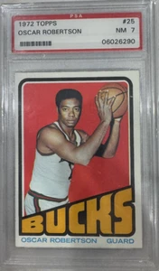 1972 Topps Oscar Robertson #25 PSA 7 - Picture 1 of 2