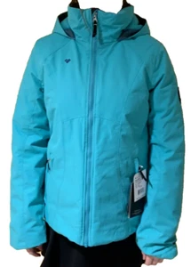 NEW Obermeyer Rylee Jacket Teen Kids Insulated Size XL 18 Off Tropic Teal Blue - Picture 1 of 13